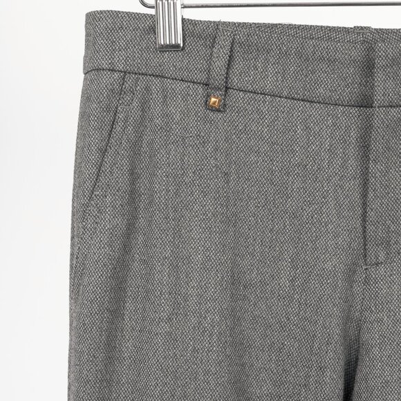 Gucci Grey Stretch-Wool Micro-Diamond Studded Trousers - Picture 5 of 14